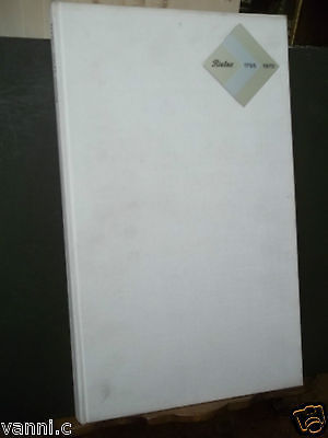 RIETER 1795-1970-175 ANNI-FABBRICA DI MACCHINE RIETER S.A. WINTERTHUR SVIZZERA