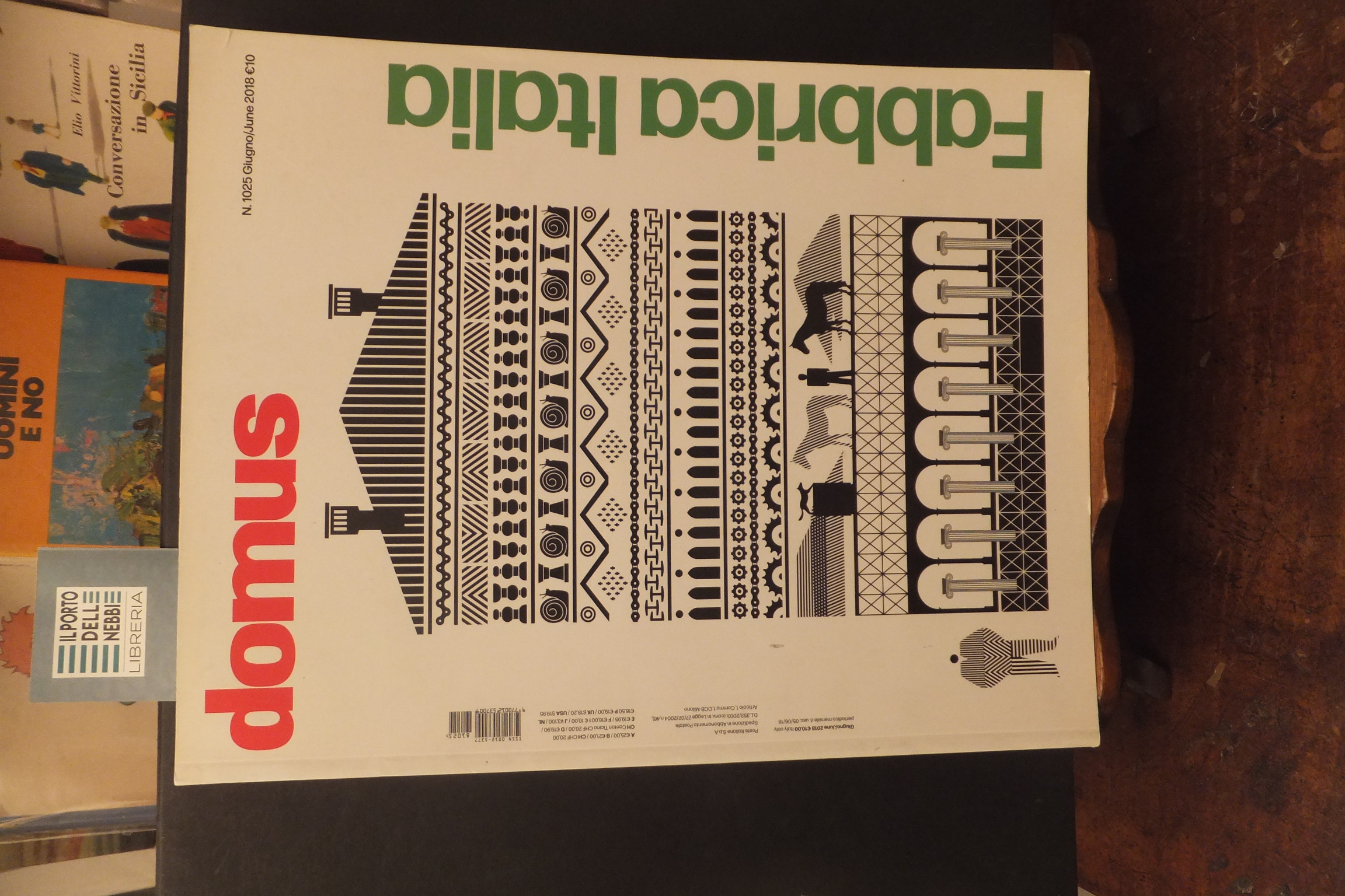 RIVISTA DOMUS 1025 GIUGNO 2018 ARCHITETTURA FABBRICA ITALIA
