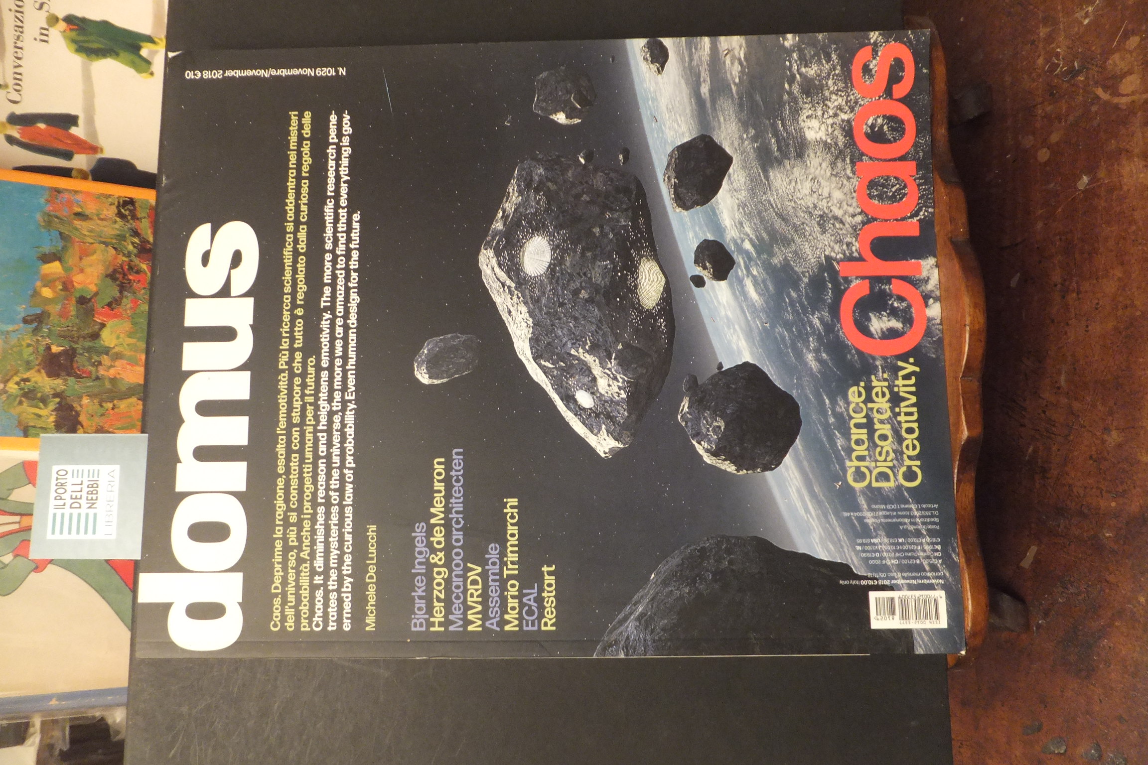 RIVISTA DOMUS 1029 NOVEMBRE 2018 ARCHITETTURA CHAOS