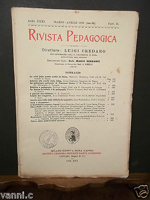 RIVISTA PEDAGOGICA - S.A.E. DANTE ALIGHIERI-1938-FASC.II