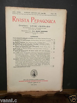 RIVISTA PEDAGOGICA S.A.E. DANTE ALIGHIERI-1938-FASC. III