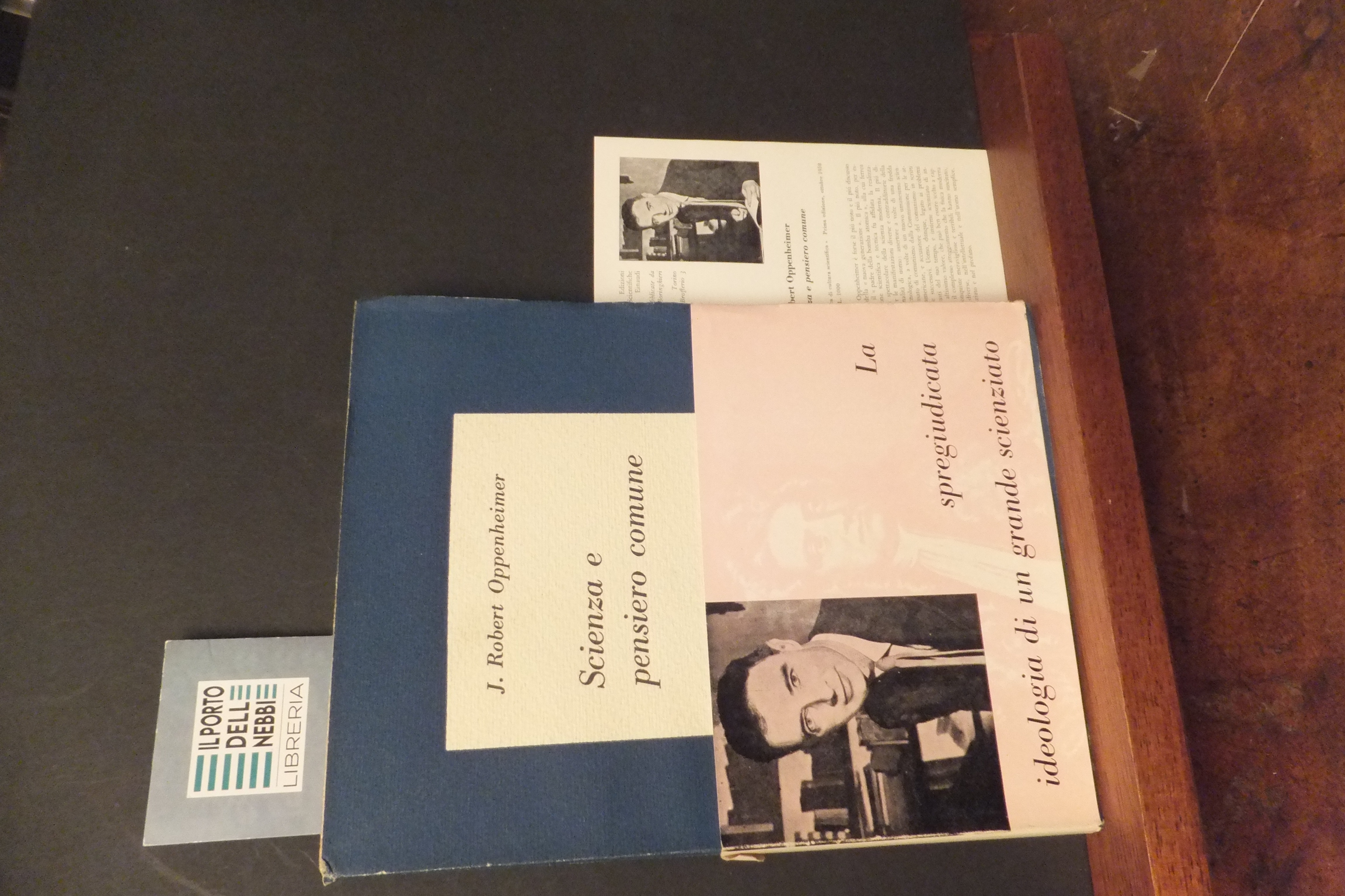 SCIENZA E PENSIERO COMUNE J. ROBERT OPPENHEIMER