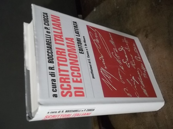 SCRITTORI ITALIANI DI ECONOMIA