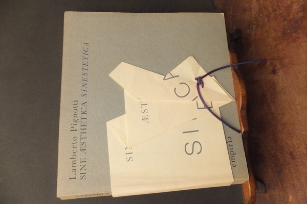 SINE AESTHETICA SINESTETICA - POESIA VISIVA E ARTE PLURISENSORIALE