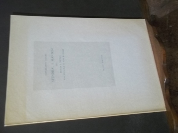 STENDHAL E MANZONI IV MONZA E CASTRO UNA SIGNORA ED …