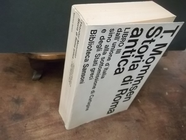 STORIA DI ROMA ANTICA LIBRO TERZO