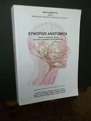 SYNOPSIS ANATOMICA ATLANTE DI ANATOMIA MEDICA -MARCO MAROTTA 1994