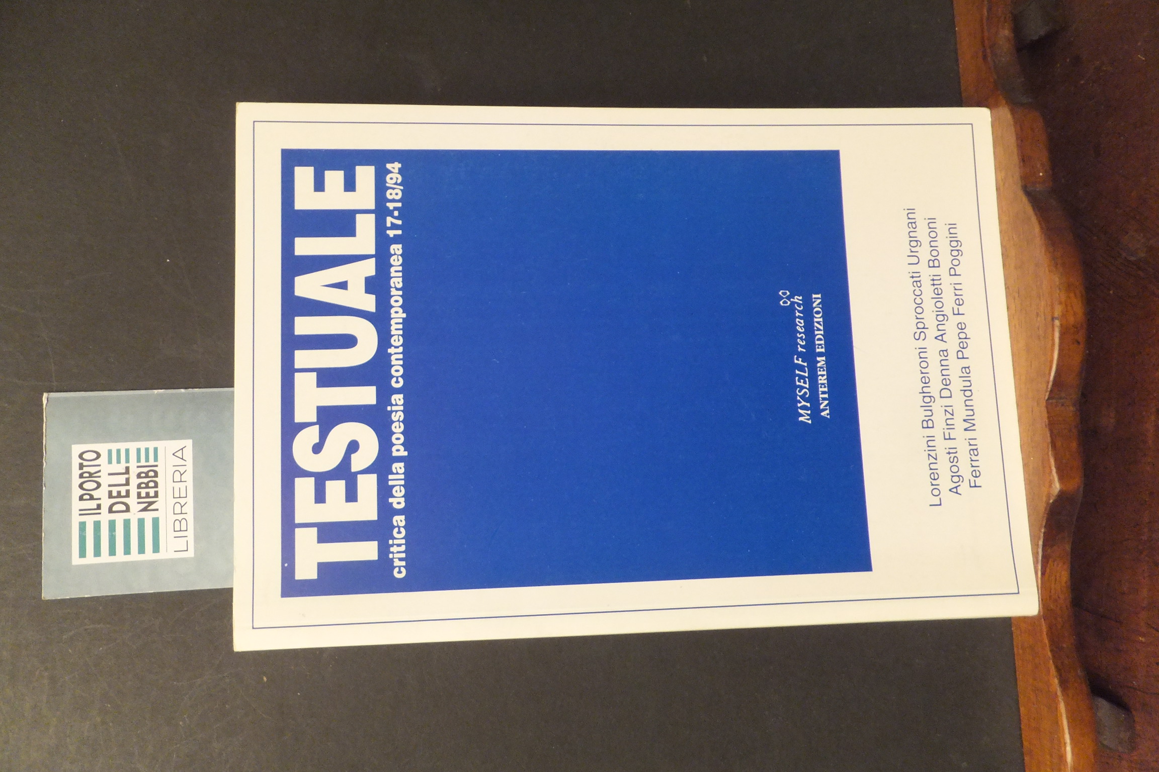 TESTUALE CRITICA DELLA POESIA CONTEMPORANEA 17 - 18 - 94