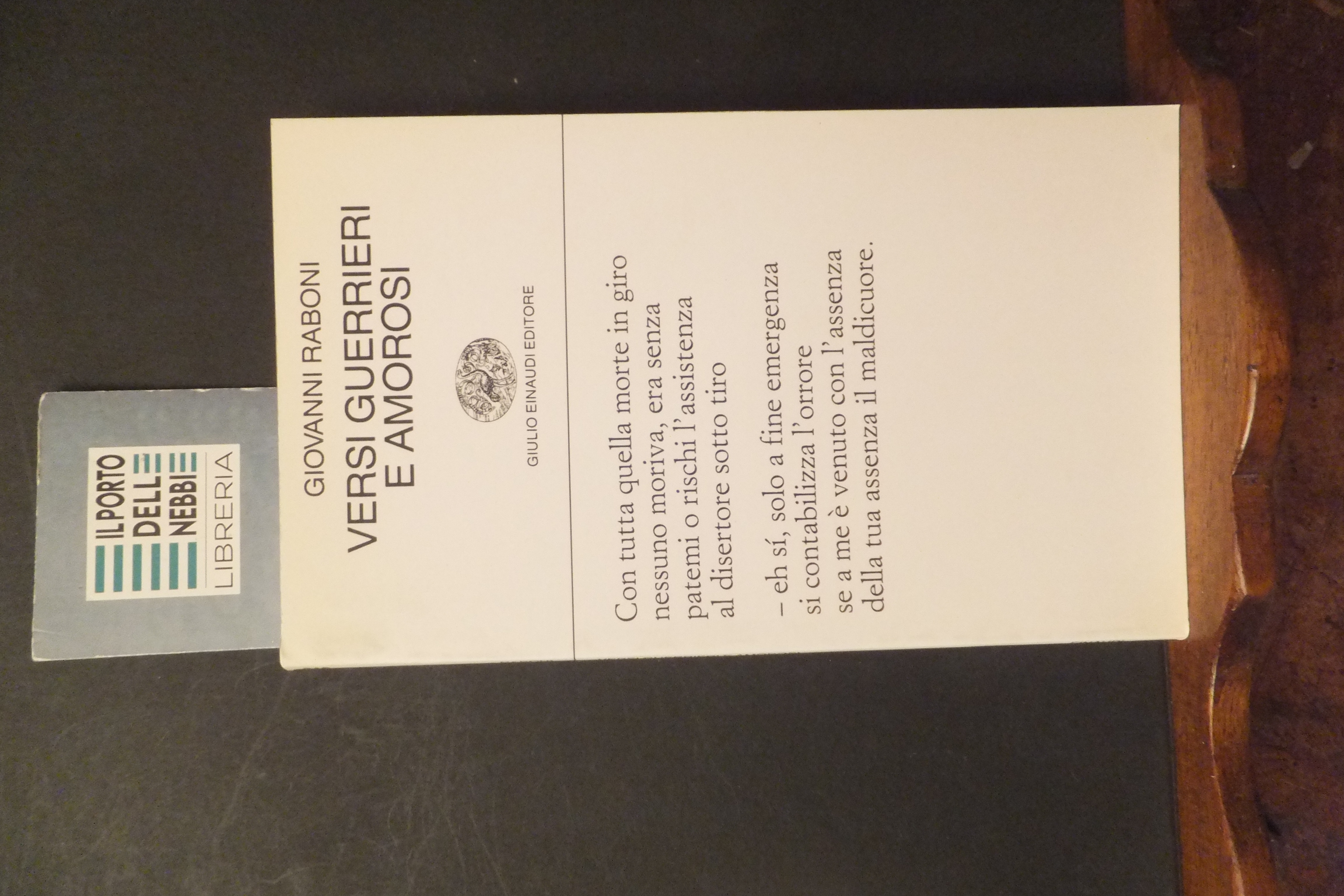 VERSI GUERRIERI E AMOROSI GIOVANNI RABONI