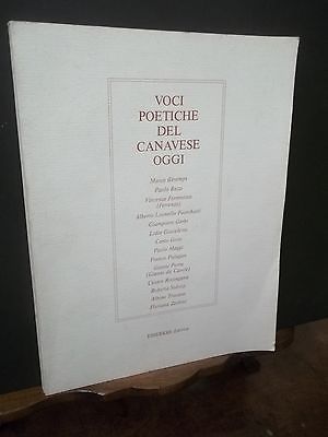 VOCI POETICHE DEL CANAVESE OGGI-ESSEERRE ED.1988