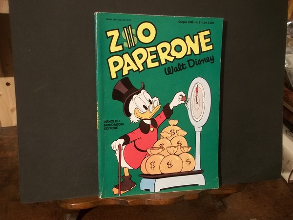 ZIO PAPERONE WALT DISNEY GIUGNO 1988 N. 8