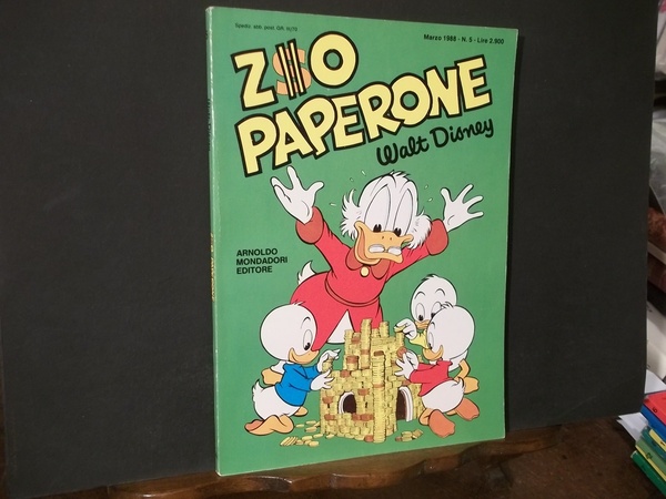 ZIO PAPERONE WALT DISNEY MARZO 1988 N.5