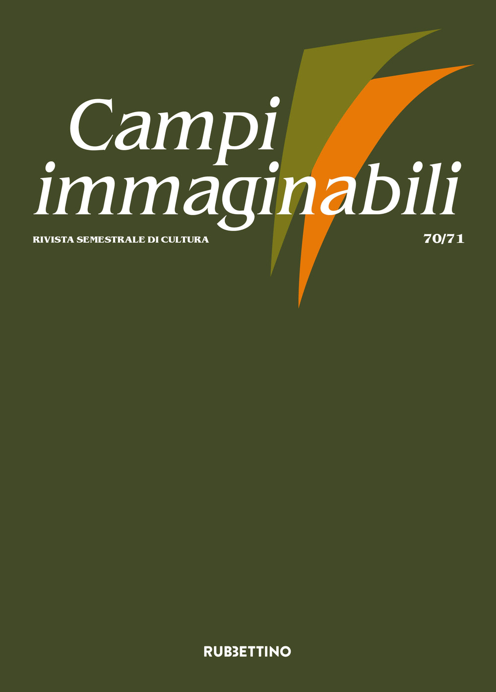 Campi immaginabili. Vol. 70-71