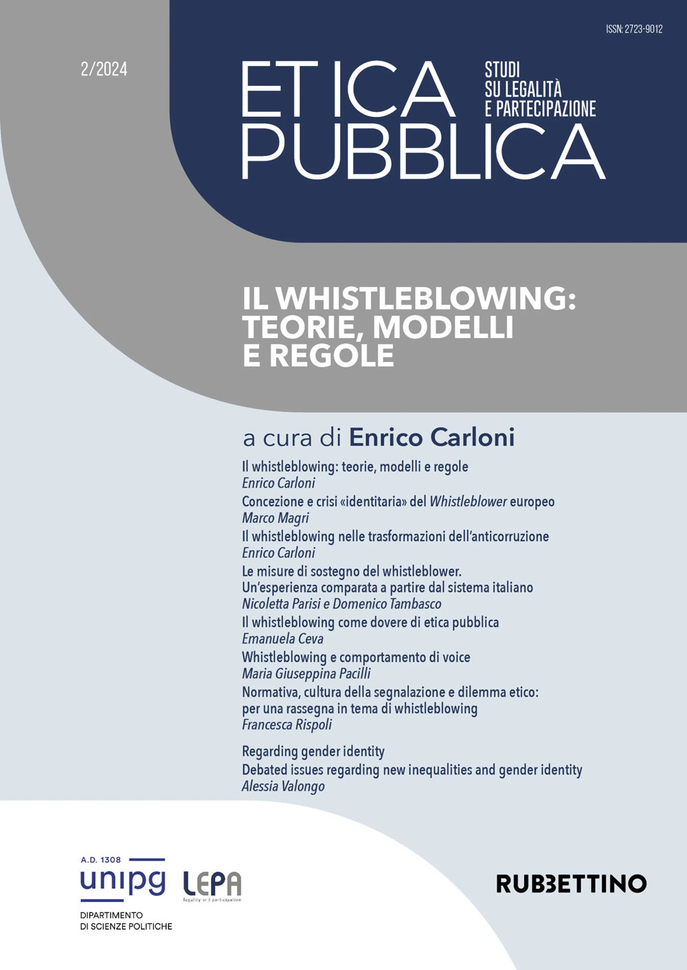 Etica pubblica. Studi su legalità e partecipazione. Vol. 2: Il …