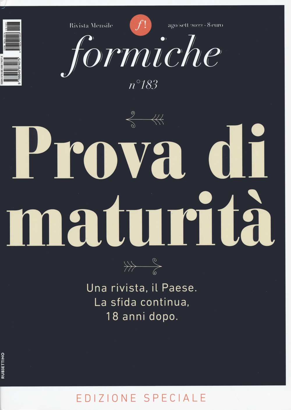 Formiche. Vol. 183