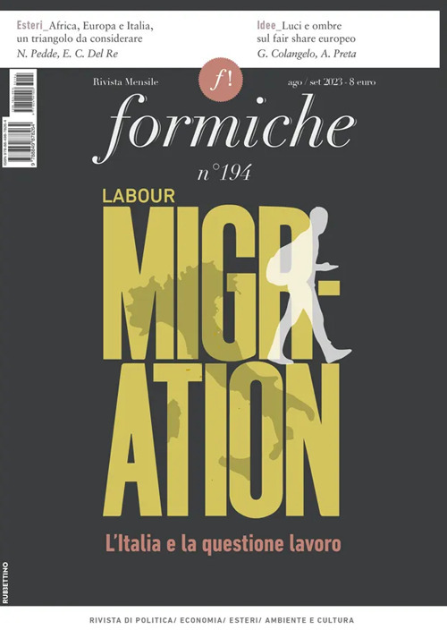Formiche. Vol. 194: Labour migration. L'Italia e la questione lavoro