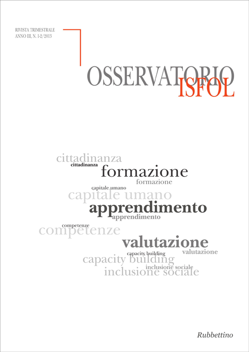 Osservatorio Isfol (2013) vol. 1-2