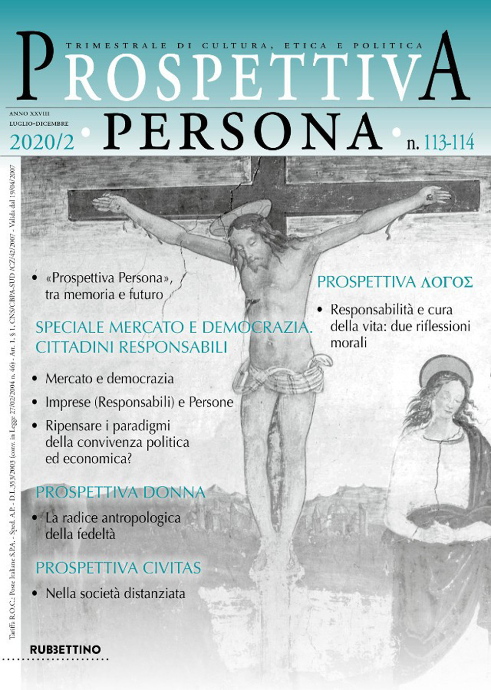 Prospettiva persona. Trimestrale di cultura, etica e politica. Vol. 113-114