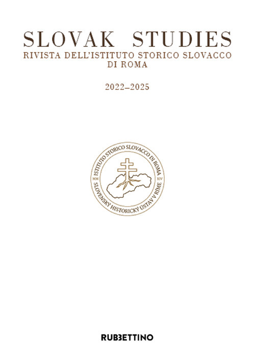 Slovak studies. Rivista dell'Istituto Storico Slovacco di Roma. 2022-2025