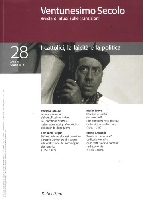 Ventunesimo secolo. Rivista di studi sulle transizioni. Vol. 28: I …