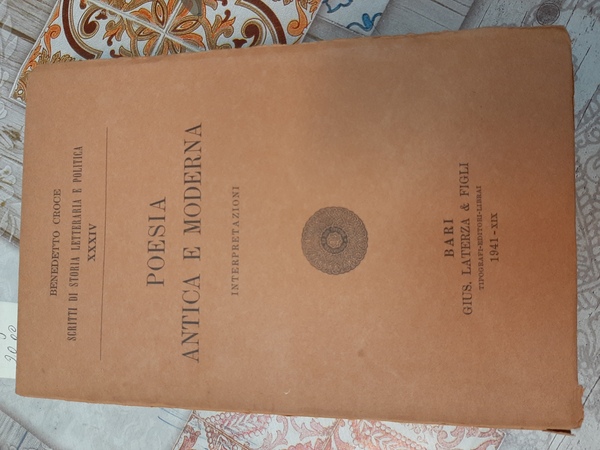Poesia Antica e Moderna. Interpretazioni.