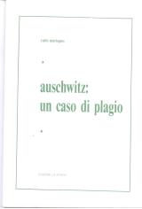 Auschwitz: un caso di plagio