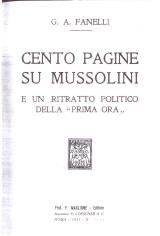 Cento pagine su Mussolini