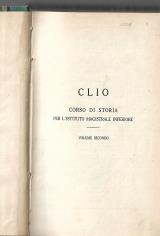 Clio  Corso di storia per ist. Magistrale inferiore