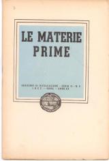 Le materie prime