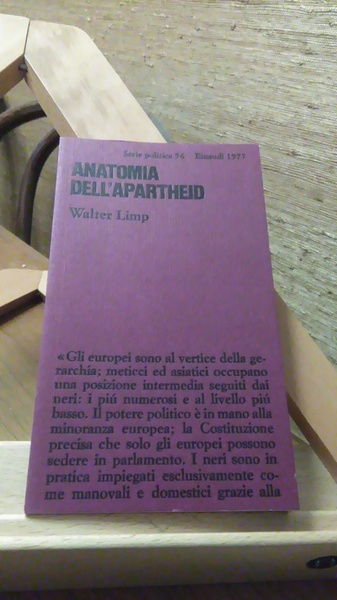 ANATOMIA DELL'APARTHEID