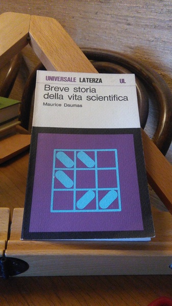 BREVE STORIA DELLA VITA SCIENTIFICA