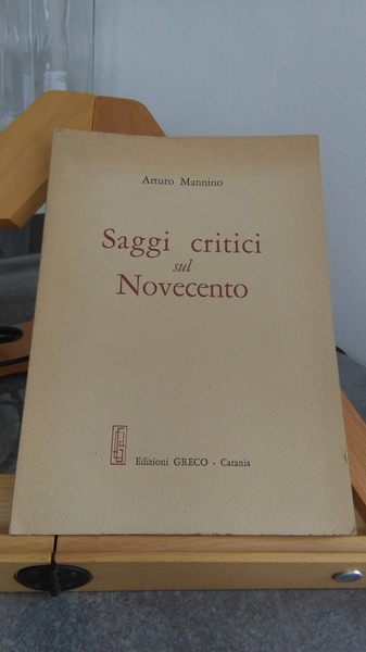 SAGGI CRITICI SUL NOVECENTO