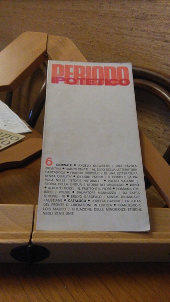 PERIODO IPOTETICO NUMERO 6 ( GIUGNO 72 )