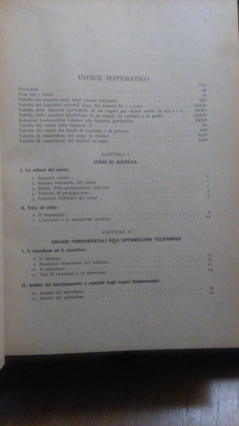 CORSO TEORICO PRATICO DI TELEFONIA, PRIMA EDIZIONE 31AGOSTO 1946