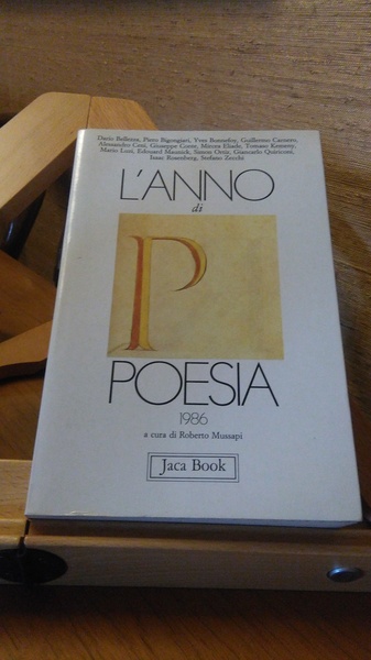 L'ANNO DI POESIA 1986