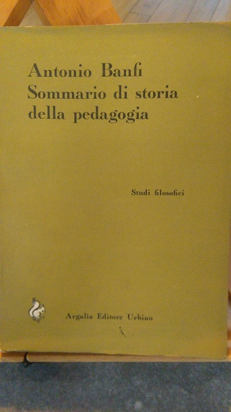 SOMMARIO DI STORIA DELLA PEDAGOGIA