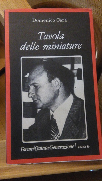 TAVOLA DELLE MINIATURE ( DEDICA AUTOGRAFA DELL'AUTORE )