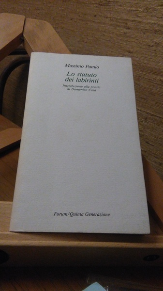 LO STATUTO DEI LABIRINTI. INTRODUZIONE ALLA POESIA DI DOMENICO CARA