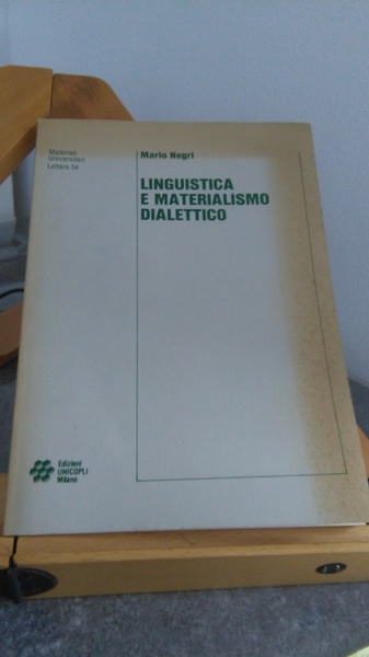 LINGUISTICA E MATERIALISMO DIALETTICO