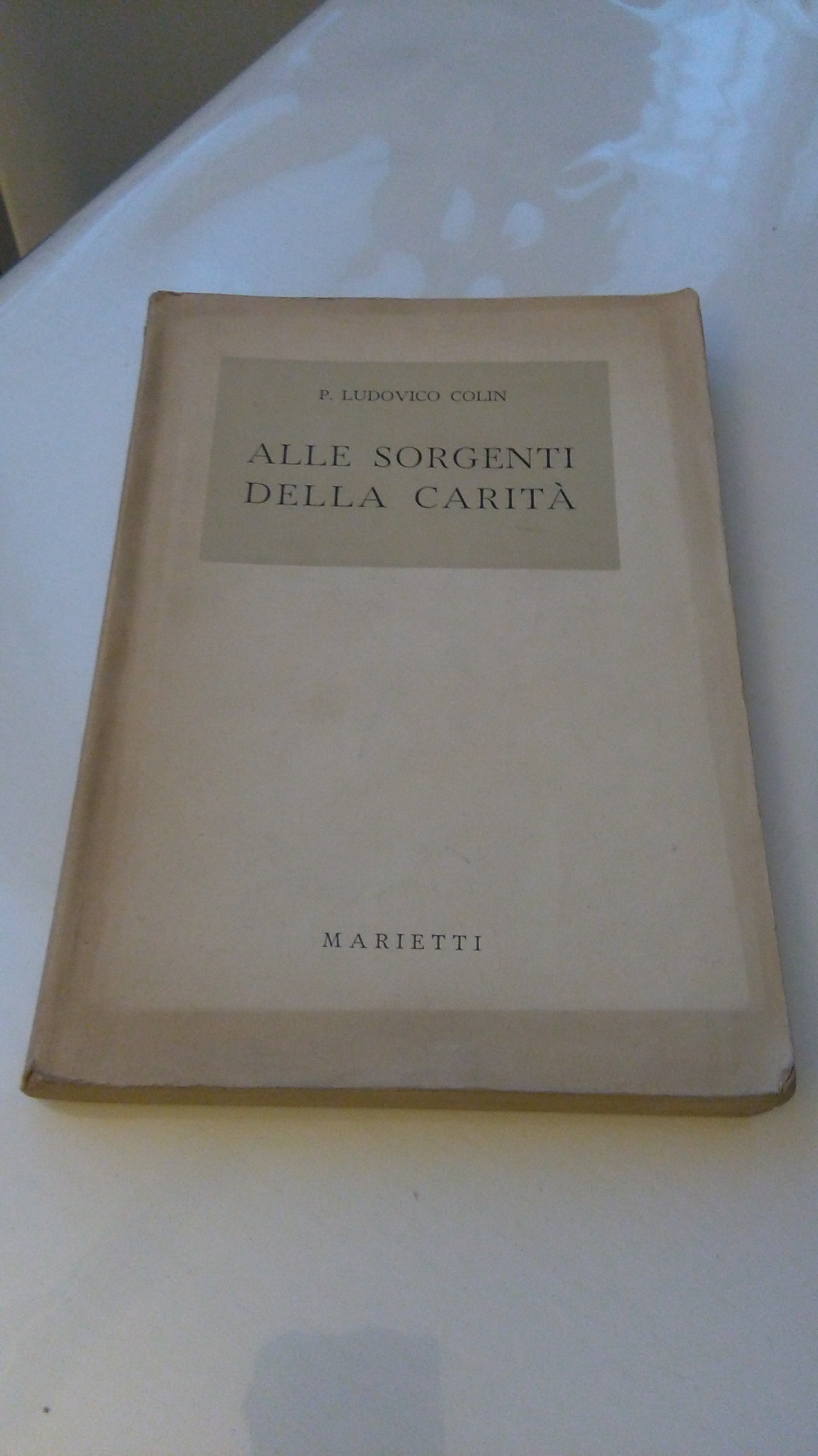 ALLE SORGENTI DELLA CARITà