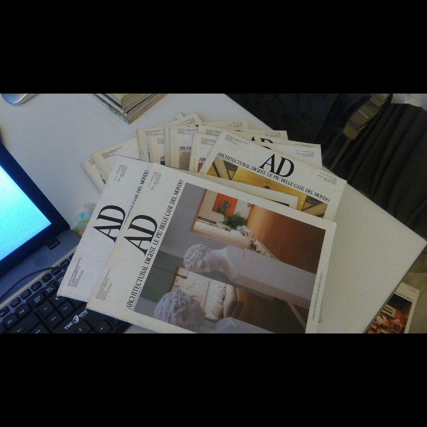 ARCHITECTURAL DIGEST 1982. ANNATA COMPLETA. 12 NUMERI