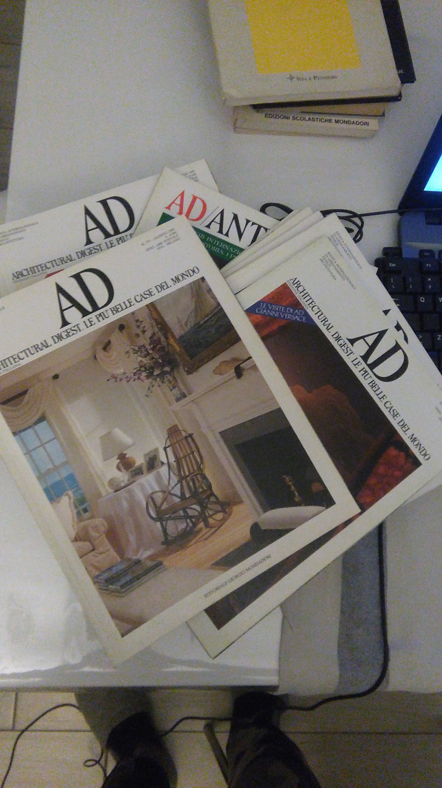 ARCHITECTURAL DIGEST 1995. ANNATA COMPLETA + 5 SUPPLEMENTI
