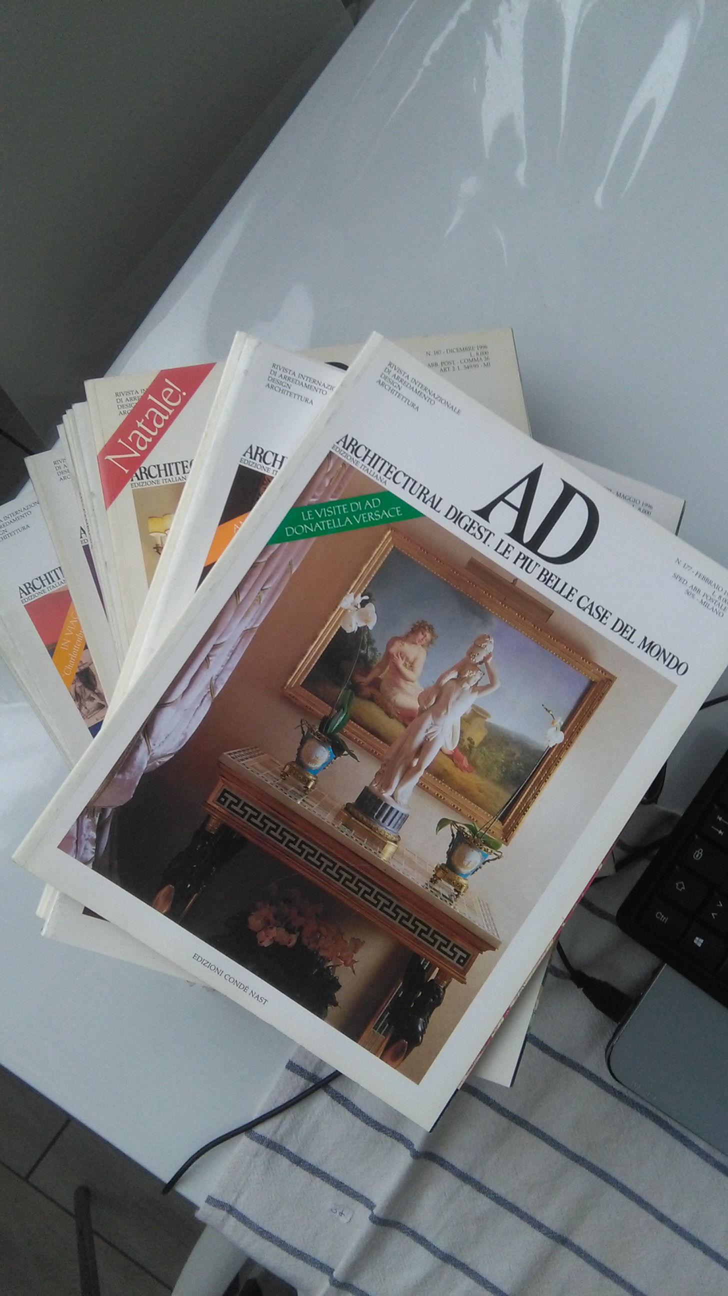 ARCHITECTURAL DIGEST 1996. ANNATA COMPLETA + 5 SUPPLEMENTI