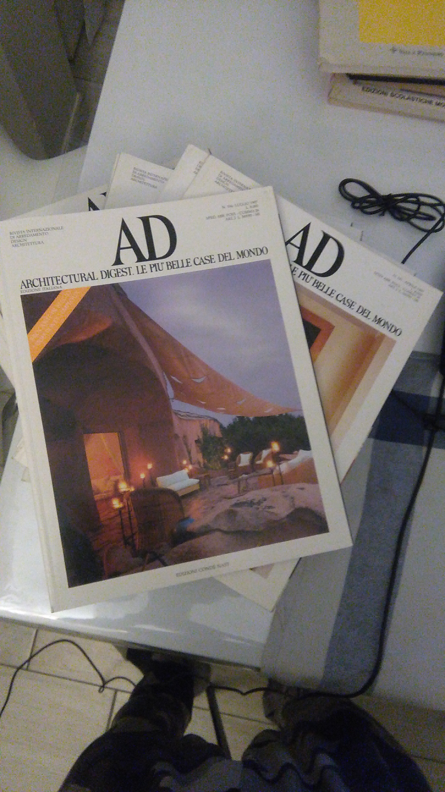 ARCHITECTURAL DIGEST 1997. ANNATA COMPLETA + 4 SUPPLEMENTI