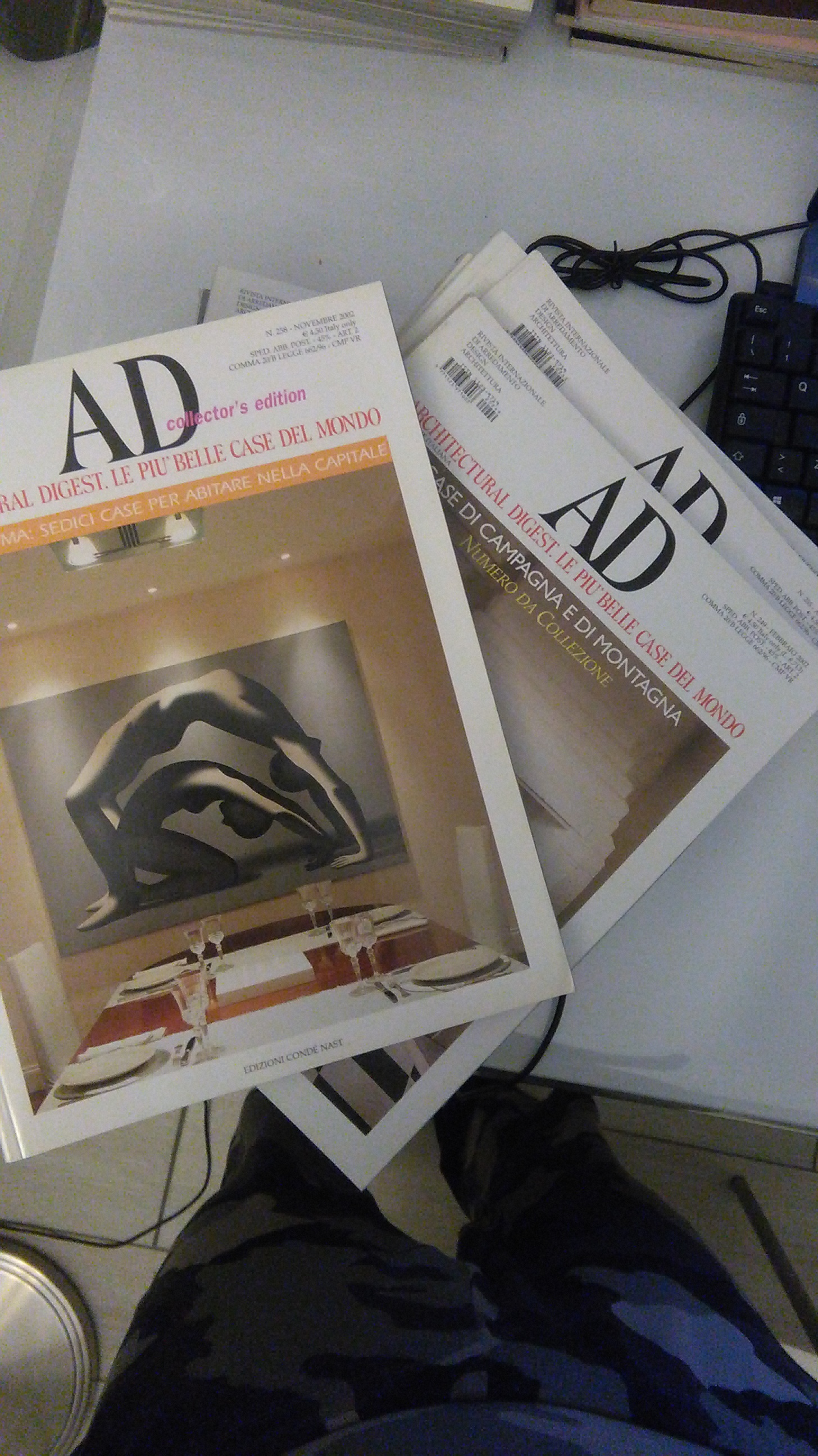 ARCHITECTURAL DIGEST 2002. ANNATA COMPLETA + 10 SUPPLEMENTI