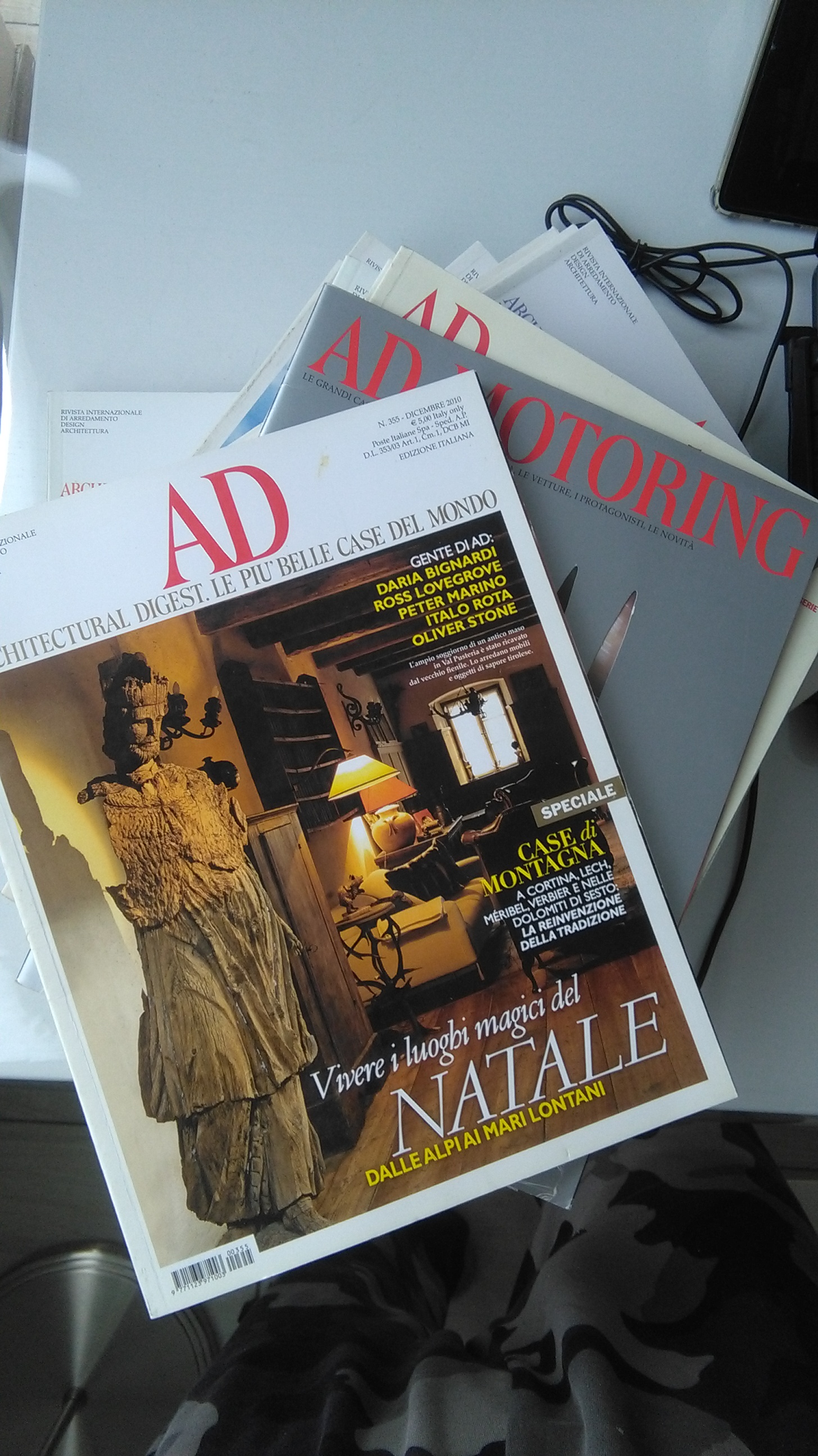 ARCHITECTURAL DIGEST 2010. ANNATA COMPLETA + 6 SUPPLEMENTI