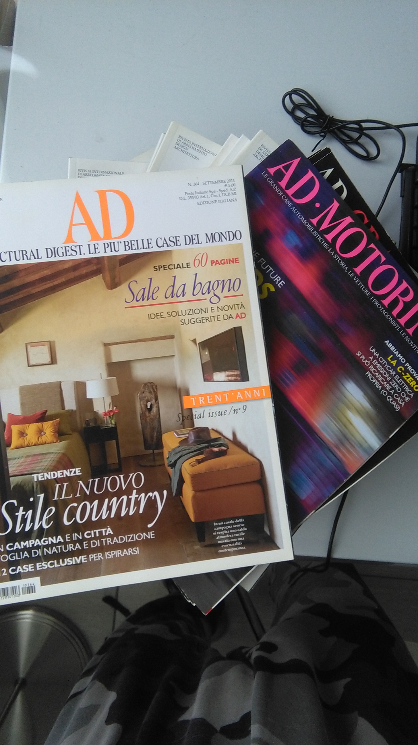 ARCHITECTURAL DIGEST 2011. ANNATA COMPLETA + 4 SUPPLEMENTI