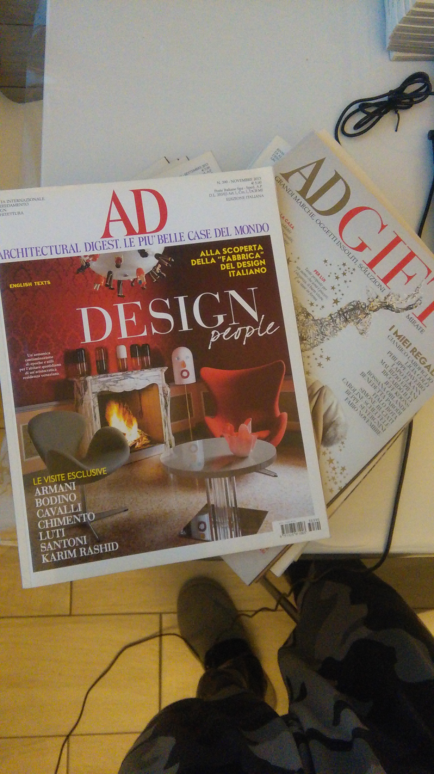 ARCHITECTURAL DIGEST 2013. ANNATA COMPLETA + 3 SUPPLEMENTI