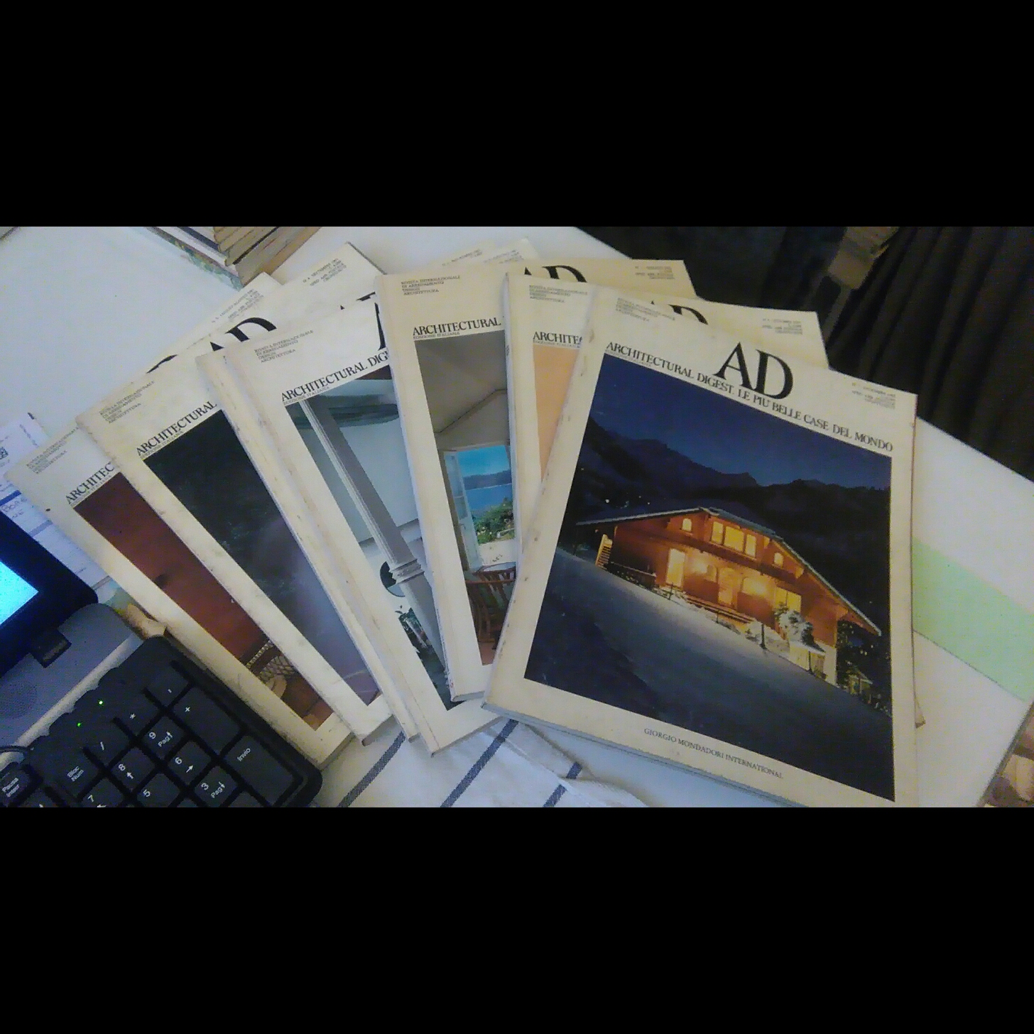 ARCHITECTURAL DIGEST. ANNO 1981. COMPLETA ( 7 NUMERI 1 - …