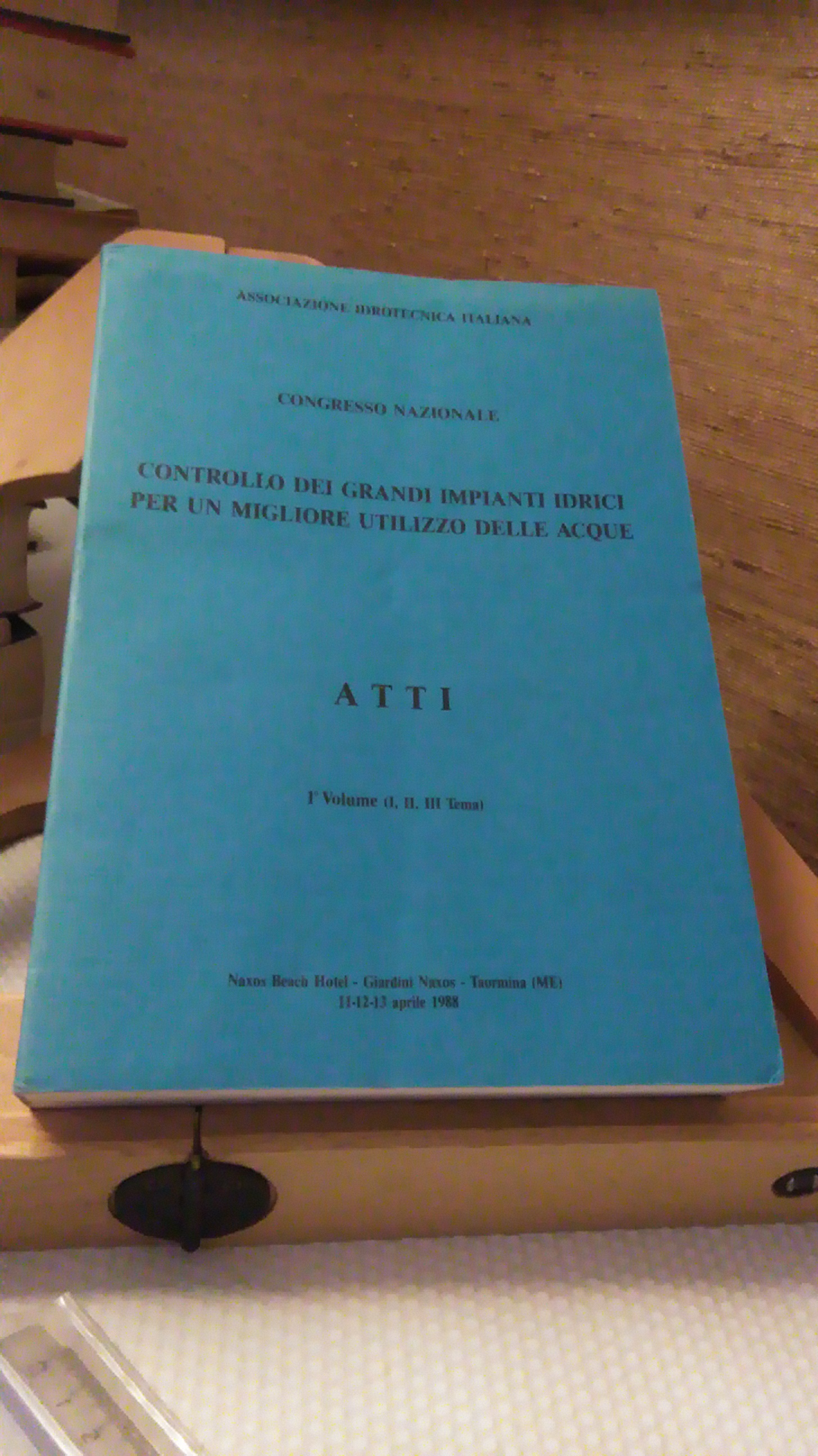 CONTROLLO DEI GRANDI IMPIANTI IDRICI PER UN MIGLIORE UTILIZZO DELLE …